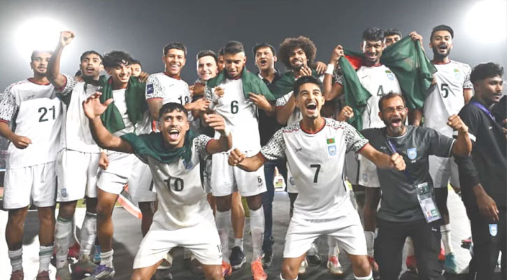 মোরসালিনের গোলে ২২ বছর পর ভারতকে হারালো বাংলাদেশ