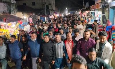 সুনামগঞ্জ-১ আসনে বিএনপির প্রার্থী পরিবর্তনের দাবিতে বিক্ষোভ