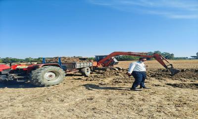 কৃষি জমি রক্ষায় নবীগঞ্জে অভিযান, অবৈধ মাটি কাটায় জরিমান