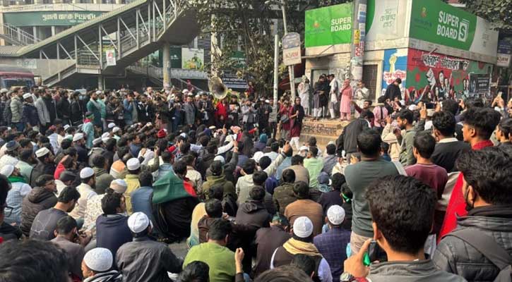 ৭ জানুয়ারির পর সরকার পতনের হুঁশিয়ারি ইনকিলাব মঞ্চের