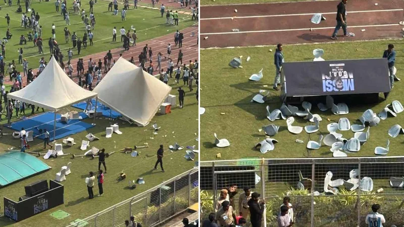 মেসির কলকাতা সফরে বিশৃঙ্খলা-ভাঙচুর, ক্ষমা চাইলেন মমতা