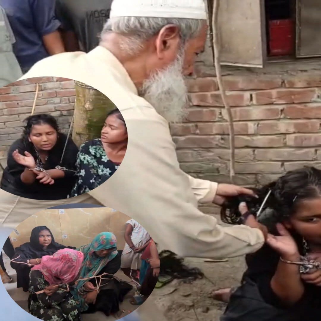 রূপগঞ্জে চুরির অপবাদে তিন নারীকে বেঁধে নির্যাতন  কেটে দেওয়া হয় মাথার চুল।