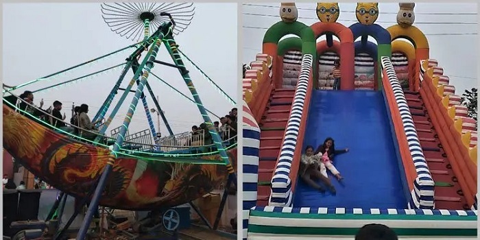 পুর্বাচলে বাণিজ্য মেলায় শিশুদের উচ্ছ্বাস